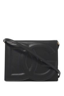  Dolce & Gabbana leather dg logo crossbody bag