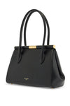 Dolce & Gabbana black calfskin handbag with snap closure