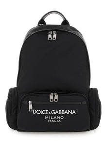  Dolce & Gabbana nylon backpack with logo