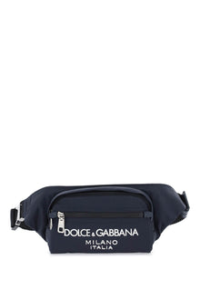  Dolce & Gabbana nylon beltpack bag with logo