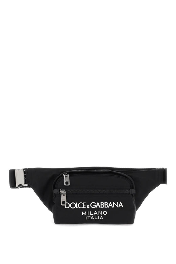 Dolce & Gabbana nylon beltpack bag with logo