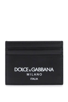  Dolce & Gabbana logo leather cardholder