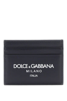  Dolce & Gabbana logo leather cardholder