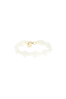  Simone Rocha bracelet with daisy-shaped beads