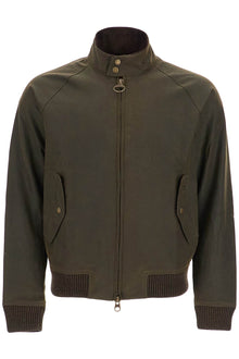  Barbour x Baracuta cino\n\nwaxed cotton bomber door