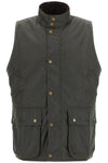 Barbour x Baracuta waxed cotton vest for men