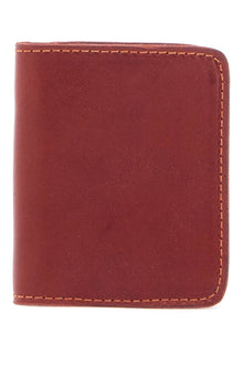  Guidi elegant red kangaroo leather wallet with card slots