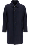 Harris Wharf London single-breasted pressed wool coat