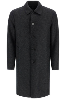  Harris Wharf London single-breasted pressed wool coat