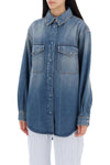 Closed denim overshirt made of recycled cotton blend