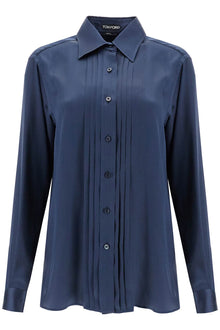  Tom Ford silk charmeuse blouse shirt