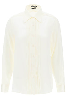  Tom Ford silk charmeuse blouse shirt