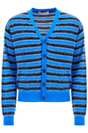 Marni striped wool and mohair cardigan