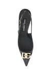 Dolce & Gabbana glossy leather slingback dã©