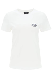  A.P.C. denise t-shirt with logo embroidery