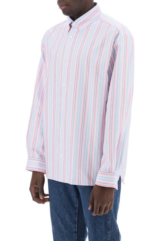 A.P.C. mathias striped oxford shirt