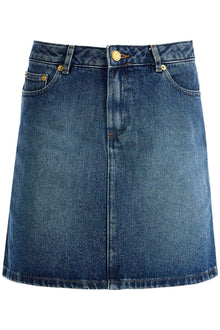  A.P.C. denim mini skirt