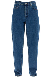  A.P.C. organic cotton indigo blue wide leg jeans