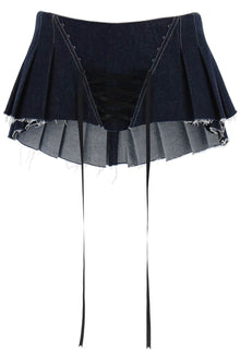  Dilara Findikoglu micro pleated skirt with corset