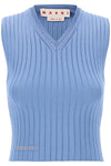 Marni sleeveless ribbed knit top