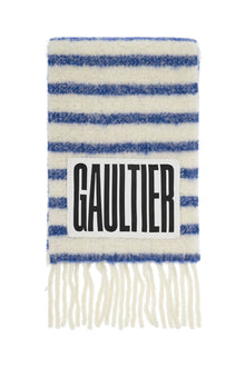  JEAN PAUL GAULTIER striped alpaca blend marinière scar