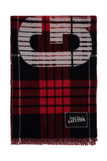  JEAN PAUL GAULTIER wool tartan scarf for