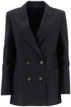 Blaze Milano everynight alcanara double-breasted blazer