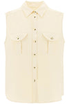 Blaze Milano savannah pekín sleeveless shirt