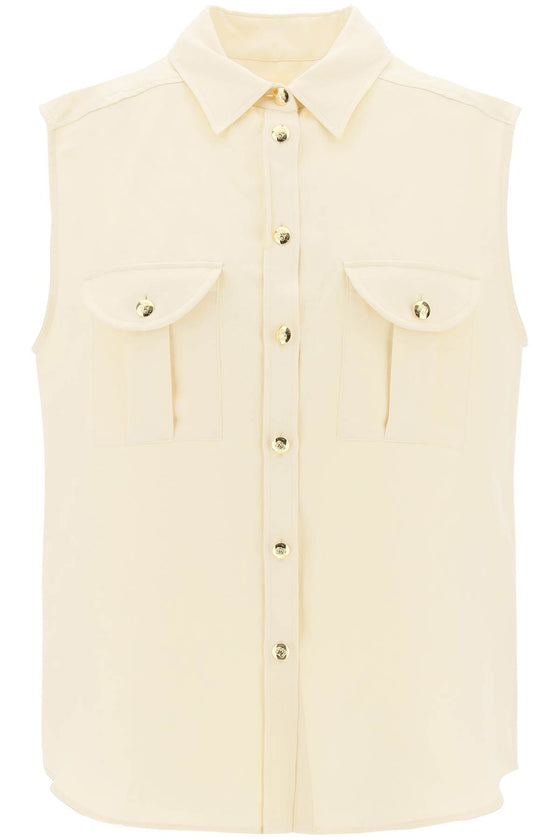 Blaze Milano savannah pekín sleeveless shirt