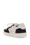 Axel Arigato sneaker dice lo beige and black in leather and suede with recycled materials