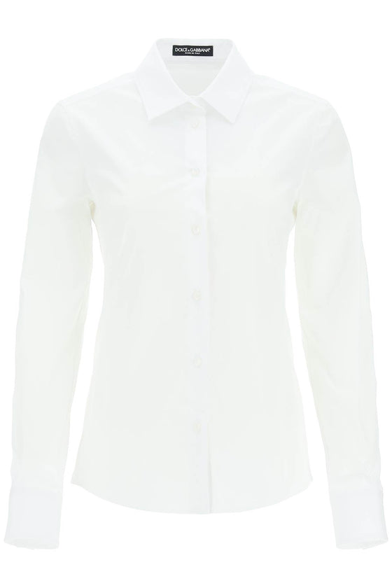 Dolce & Gabbana slim-fit stretch poplin shirt