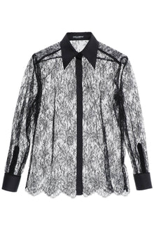  Dolce & Gabbana chantilly lace shirt