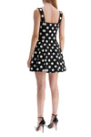 Dolce & Gabbana polka dot print strapless mini dress