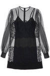 Dolce & Gabbana short organza and lace dress