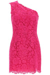 Dolce & Gabbana short shocking pink lace dress