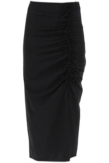  Ganni midi skirt with ornamental bows