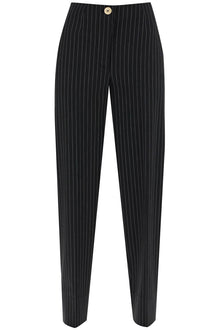  Ganni striped tapered trousers