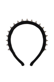  Alessandra Rich velvet headband with spike