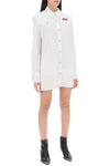 Alessandra Rich logo patch mini dress