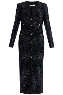  Alessandra Rich midi tweed dress with sequins