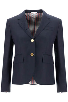  Thom Browne single-breasted cropped jacket in 120's wool