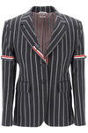 Thom Browne striped single-breasted jacket