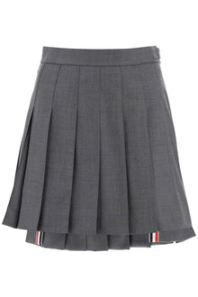  Thom Browne wool pleated mini skirt