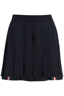  Thom Browne wool pleated mini skirt