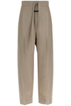 Fear Of God beige wide leg pants in virgin wool and viscose