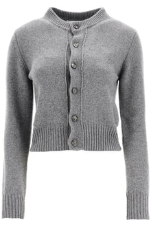  Ami Alexandre Matiussi cashmere crewneck cardigan