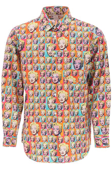  Comme Des Garcons Shirt marilyn monroe printed shirt