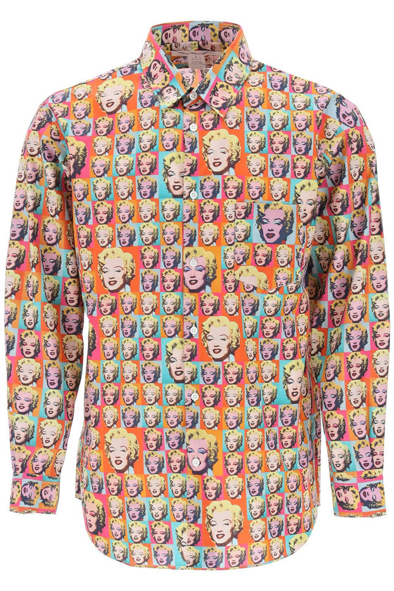 Comme Des Garcons Shirt marilyn monroe printed shirt