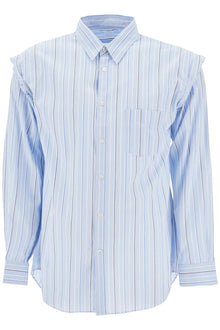  Comme Des Garcons Shirt striped shirt with pocket