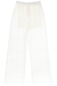  Dolce & Gabbana pajama pants in cordonnet lace